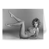 Heather Mills model October 1987 - Greeting Card (Pack of 2) - 7x5 inch - Art247 - Standard Size - Pack Of 2