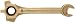 Justrite 08805 Brass Alloy Drum Bung Wrench