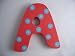 Hand-painted wooden wall letter - bright a Tatutina Hand-painted wooden wall letter - bright a Tatutina