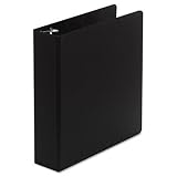 Wilson Jones 383 Line Basic D Ring Binder, 2 Capacity, 8.5 x 11 Sheet Size with Label Holder and Label Insert, Black 31jYfJLz52L. SL160 Wilson Jones 383 Line Basic D Ring Binder, 2 Capacity, 8.5 x 11 Sheet Size with Label Holder and Label Insert, Black