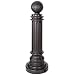 Eagle 1214BLACK SafeSmoker Decorative Cigarette Receptacle with Rubber Bottom, Golf Traditions, 12-1/2" Diameter x 37" Height, Black