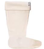 Tayberry Fleecey Plain Welly Socks – Medium – Cream