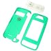 PCMICROSTORE Brand LG Voyager VX-10000 VX10000 Translucent Green Snap-On Case Cover with Removable Swivel Belt Clip