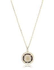 Suzanne Kalan "The Classics" Round Smokey Quartz Necklace
