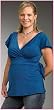 Aimee Essential Wrap Nursing and Maternity Top (Short Sleeve)