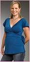Aimee Essential Wrap Nursing and Maternity Top (Short Sleeve)