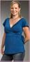 Aimee Essential Wrap Nursing and Maternity Top (Short Sleeve)