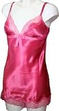 Victorias Secret Hot Pink Silk & Lace Chemise S 10