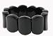 Thick Cushion Stretch Bracelet - Blackstone