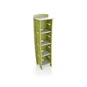 Furniture online: Legare 59-Inch-by-18-Inch Kids' Bookcase, Green and White
