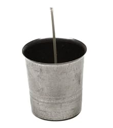 Metal Mold Votive W/Pre-Wicked Wick Clip