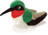 Plush Ruby Throated Hummingbird Audubon Bird with Sound By Wild Republic