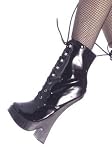 8 Inch Block Heel, 1 1/4 Inch P/F Boots