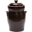 Boleslawiec 15 L Polish Fermenting Crock Pot - PRESSING STONES INCLUDED