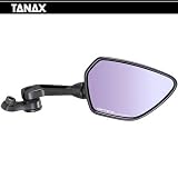 TANAX タナックス NAPOLEON ナポレオン： シャークミラー  右側用/10mm　正ネジ  (ブラック) AOS-104-10R