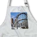 Coney Island Roller Coaster - BLACK Full Length Apron With Pockets 22w X 30l