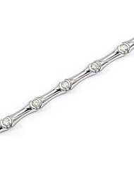 14kt Yellow Gold Link Diamond Bracelet 1.00ct TW