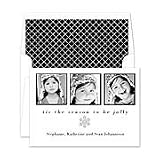 Classic Snowflake Photo Card Holiday Digital Photo Cards