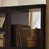 Padma's Plantataion Modulare 2-Sided Open Cube, Dark Finish Padma's Plantataion Modulare 2-Sided Open Cube, Dark Finish