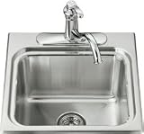 KOHLER K-3260-1-NA Ballad Self-Rimming Utility Sink