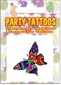 Party Pack 10 Floral Butterfly Tattoos