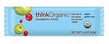 thinkOrganic Cranberry Apple Bars, 1.4-Ounce Bars (Pack of 15)