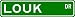 LOUK Street Sign ~ Personalized Family Lastname Novelty Sign ~ Gameroom, Basement, Garage Sign ** Aluminum 4 x 18