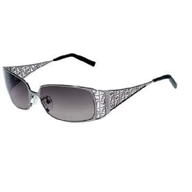 FENDI FS363 028 SILVER METAL SUNGLASSES