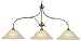 Yosemite 7683-3AF Antique Flemish El Portal Contemporary / Modern Three Light Down Li...