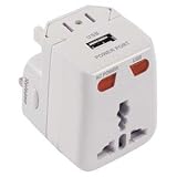World Travel Charger w/USB