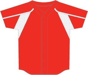 Women's FAUX Full-Button Red YM