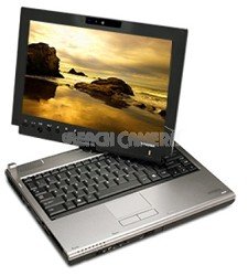 Toshiba Portege M700-S7003V - Core 2 Duo T8100 / 2.1 GHz - Centrino with vPro - RAM 1 GB - HDD 160 GB - DVD?RW (?R DL) / DVD-RAM - GMA X3100 Dynamic Video Memory Technology 4.0 - Gigabit Ethernet - WLAN : Bluetooth 2.0 EDR, 802.11 a/b/g/n (draft) - TPM - fingerprint reader - Vista Business / XP Pro downgrade - 12.1 Widescreen TFT 1280 x 800 ( WXGA ) - camera - Microsoft Office Ready