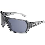 Arnette Bluto Wrap Sunglasses,Translucent Grey Frame/Grey Lens,one size