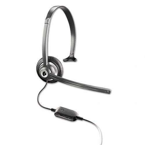 Plantronics M214C Headset - Wired Connectivity - Over-the-head