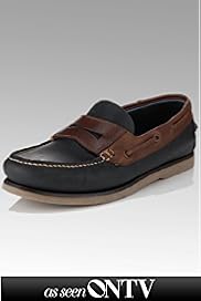 Blue Harbour Leather Stain Defence™ Slip on Boat Shoes with Freshfeet Silver Technology