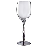 Nambe Twist Wine Glass
