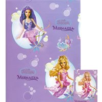 Childrens Toyshop  Third Party New : Barbie Mariposa Gift Wrap & Tags Pack