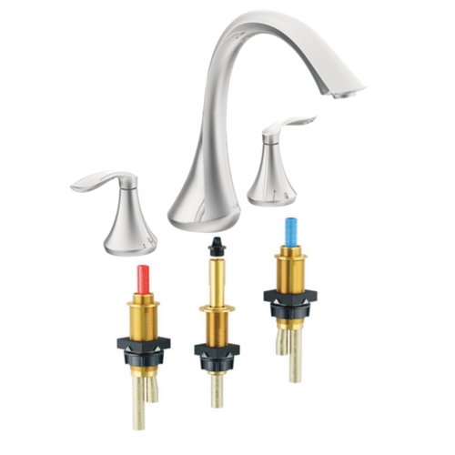 Moen T943-4992 Eva Two-Handle Valve Chrome