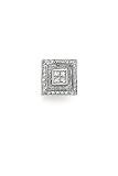 14K White Gold and Diamond Antique Style Tie Tac