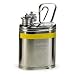 Eagle 1301 Laboratory Safety Can, Stainless Steel, 6" Width x 13" Height x 8" Depth, 1 Gallon Capacity