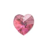 Cristal Swarovski - Coeurs padparadscha (2)