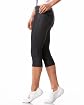 BBSP Denim Detailed Mesh Trim Capri Product Image