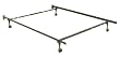 Adjustable Twin/Full Sturdy Metal Bedframe w/ Rug Savers By Fashion Bed Group