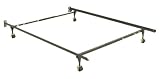 Leggett and Platt Twin or Full Metal Bed Frame with Rug Savers
