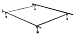 Leggett and Platt Twin or Full Metal Bed Frame with Rug Savers