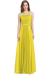 Sequined Beaded Floor Length Chiffon/Polyester/Silk Prom Dress/Party Dress 