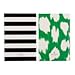 kate spade new york Notebook Set - Black Stripe/Painterly Cheetah (Ikat) Green