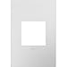 Pass & Seymour AWP1G2PW4 1-Gang Wallplate Powder White Adorne