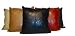 Kennedy Home Collections Leather Like Pillow in Burgundy
