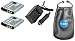 ValuePack (2 Count): Digital Replacement Battery PLUS Mini Battery Travel Charger for Specific Digital Camera and Camcorder Models / Compatible with SONY NP-FT1 Charges with Intelligent Charge Technology - Includes Car Adapter, TWO Batteries and ONE Leatherette Camera / Lens Accessories Pouch